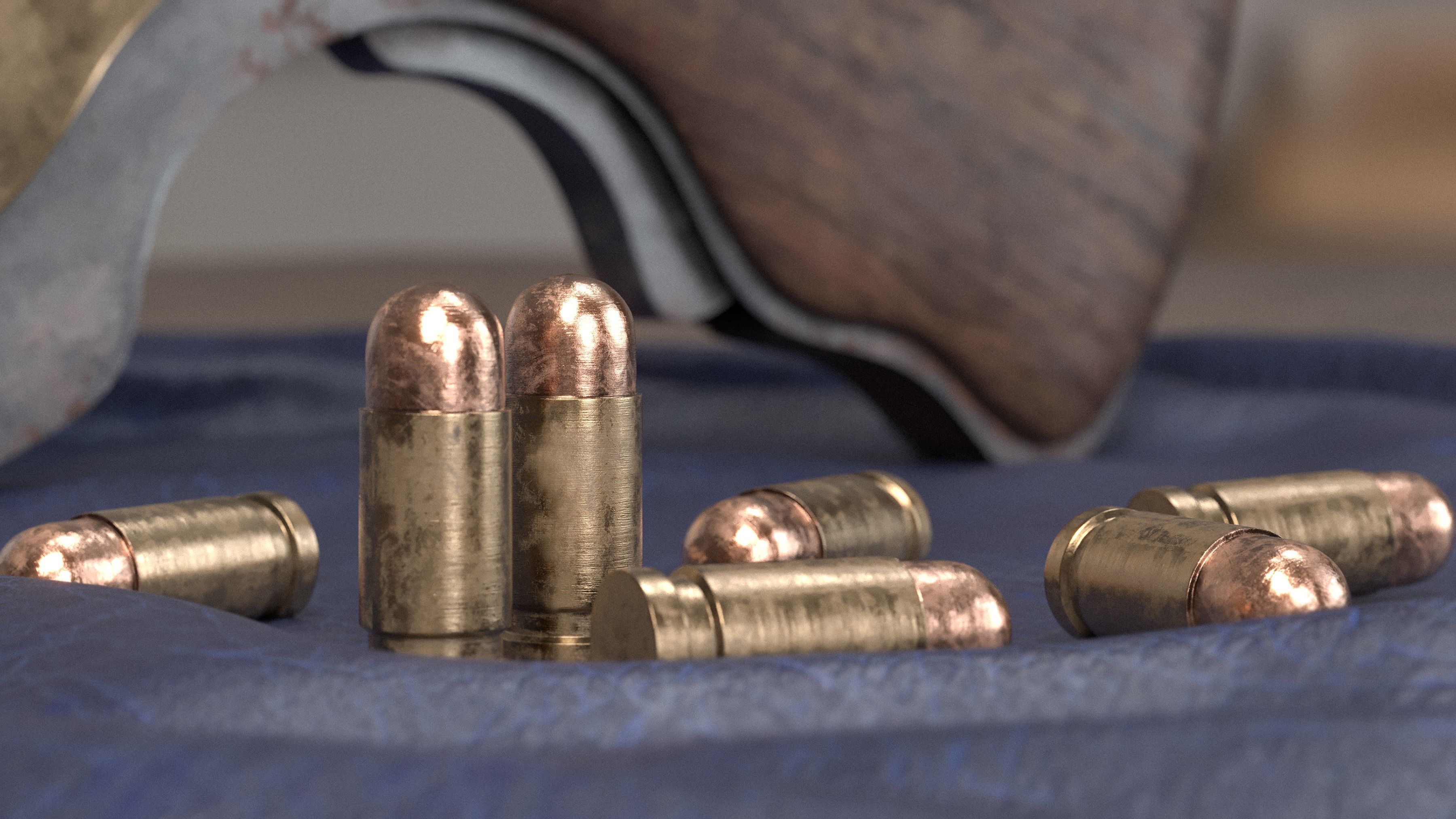 old pocket gun 3D model_1