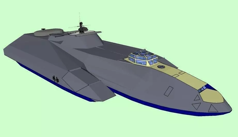 SF Aries - fregate Zodiac class Free 3D print model