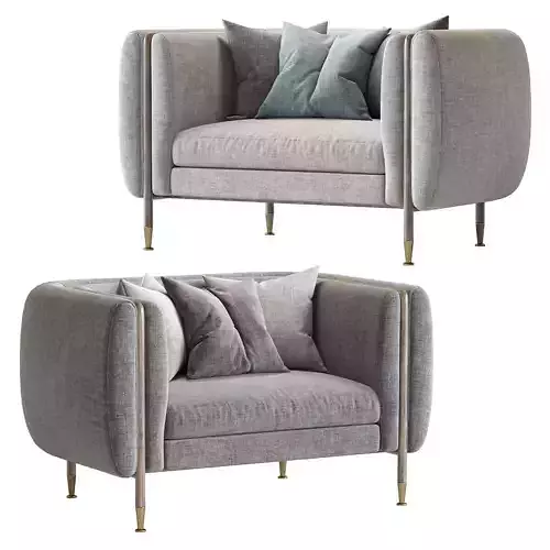 Private Label 2019 Barlow Armchair 3D model