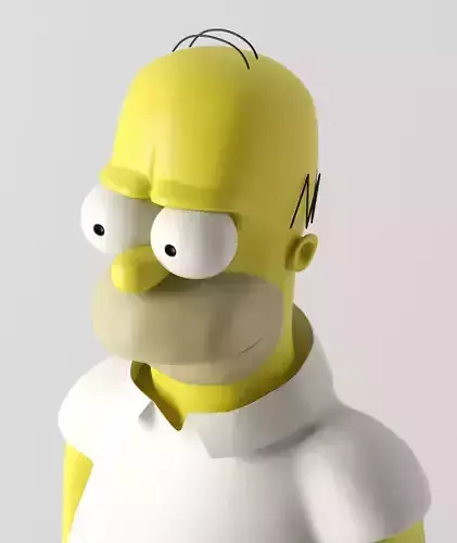 Homer Simpson 3d model