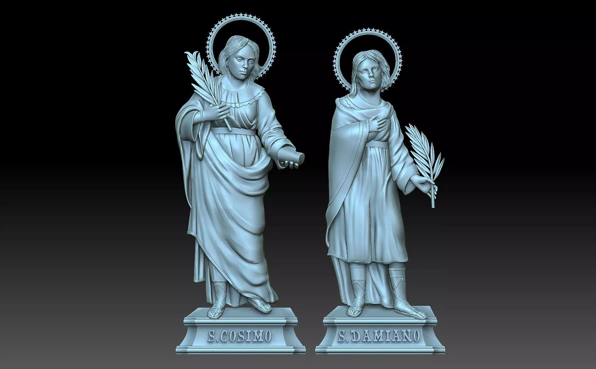 Cosma E Damiano 3D print model_0