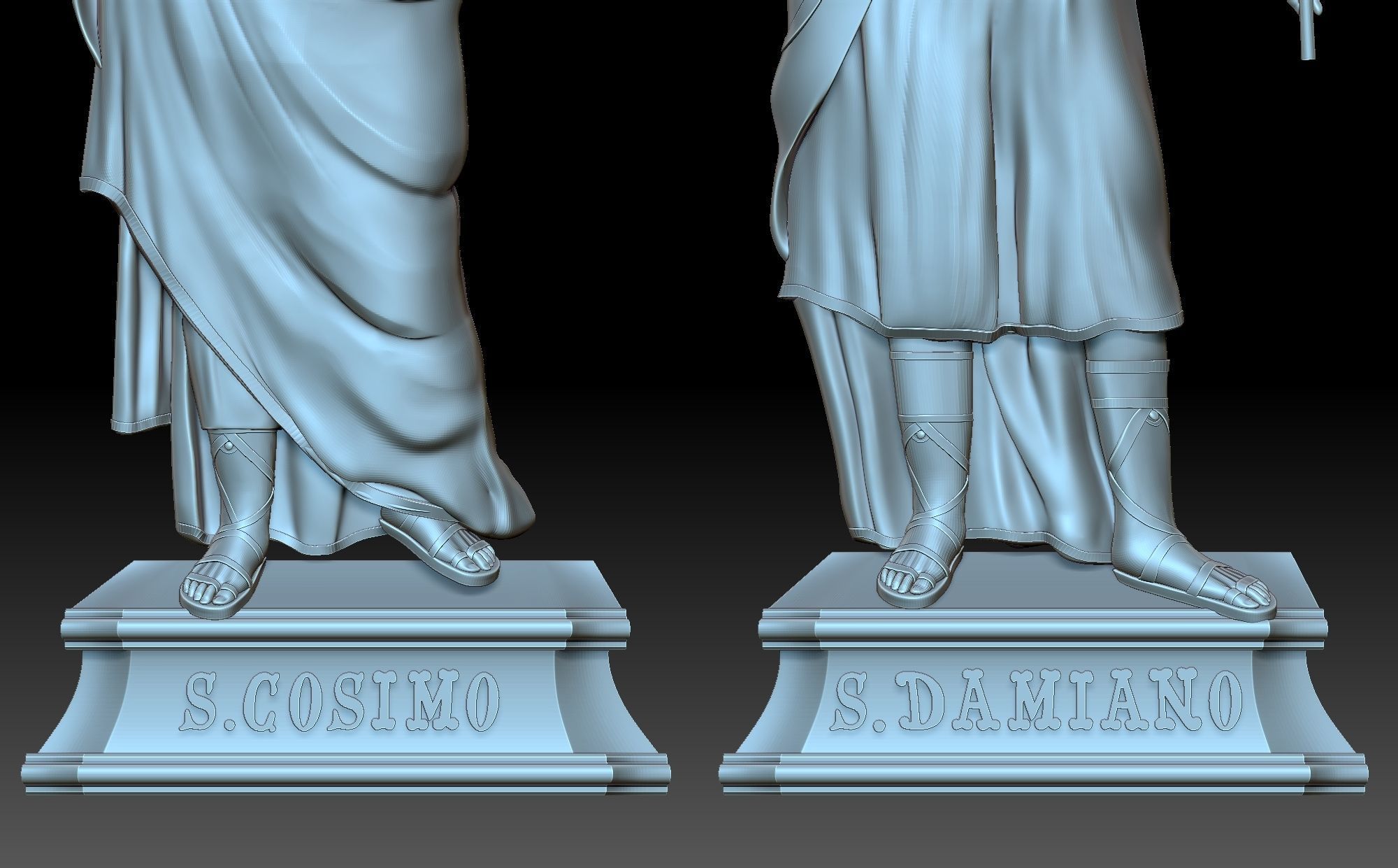 Cosma E Damiano 3D print model_7