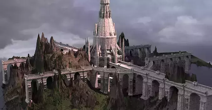 Narnia Mountains Castle 5