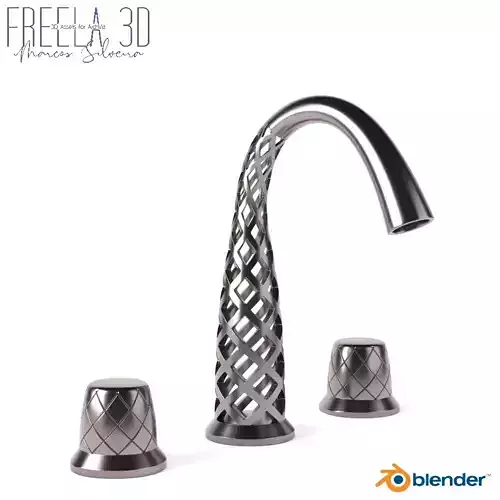Braided faucet 3D model