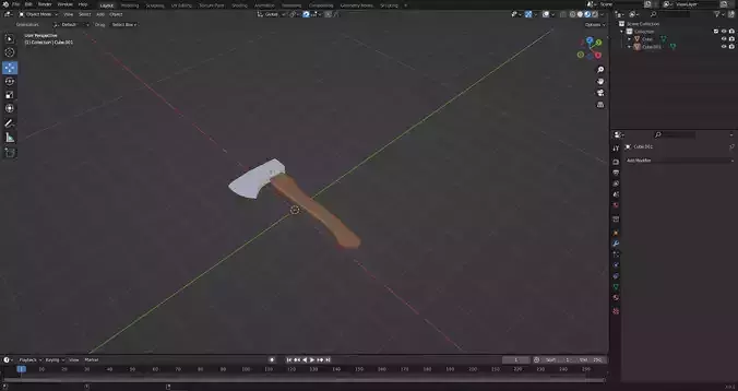 Axe Low-Poly