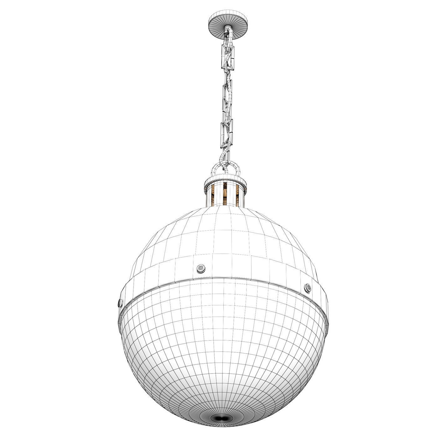 Pendant lamp Whitman 3D model_6