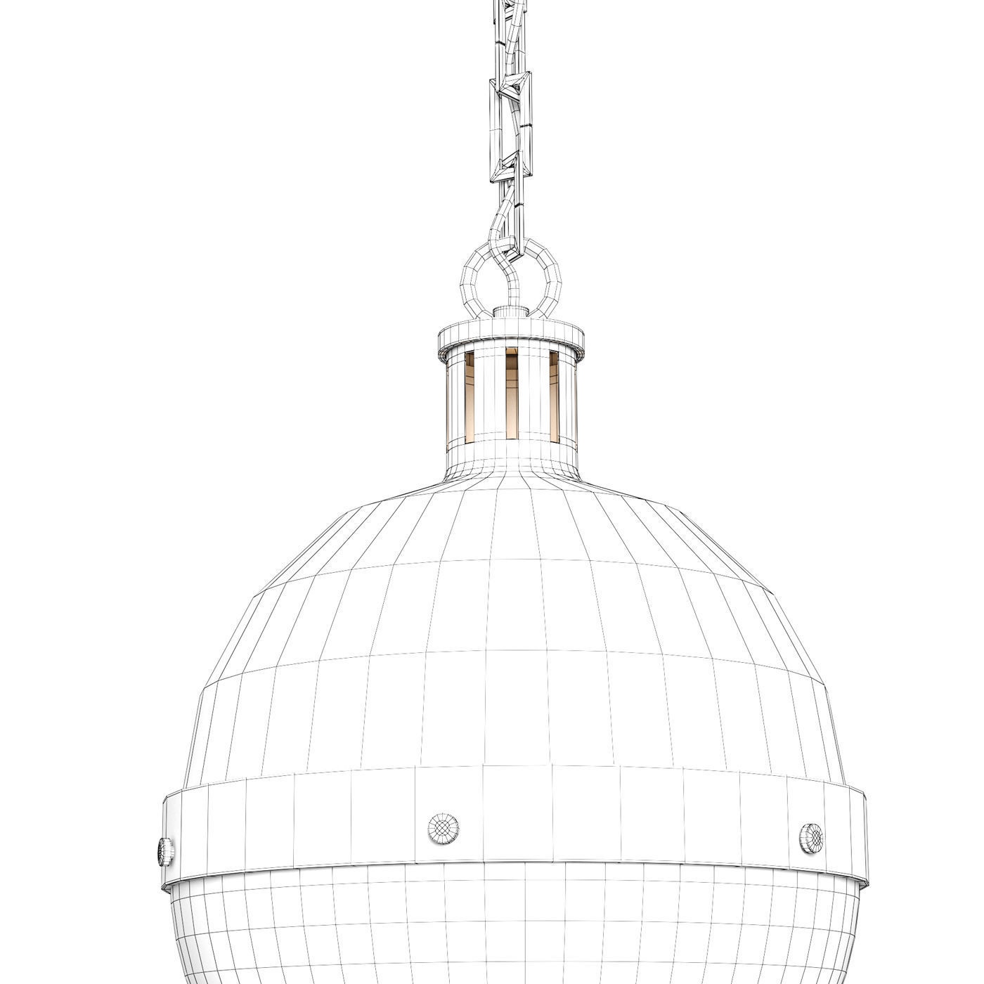 Pendant lamp Whitman 3D model_5