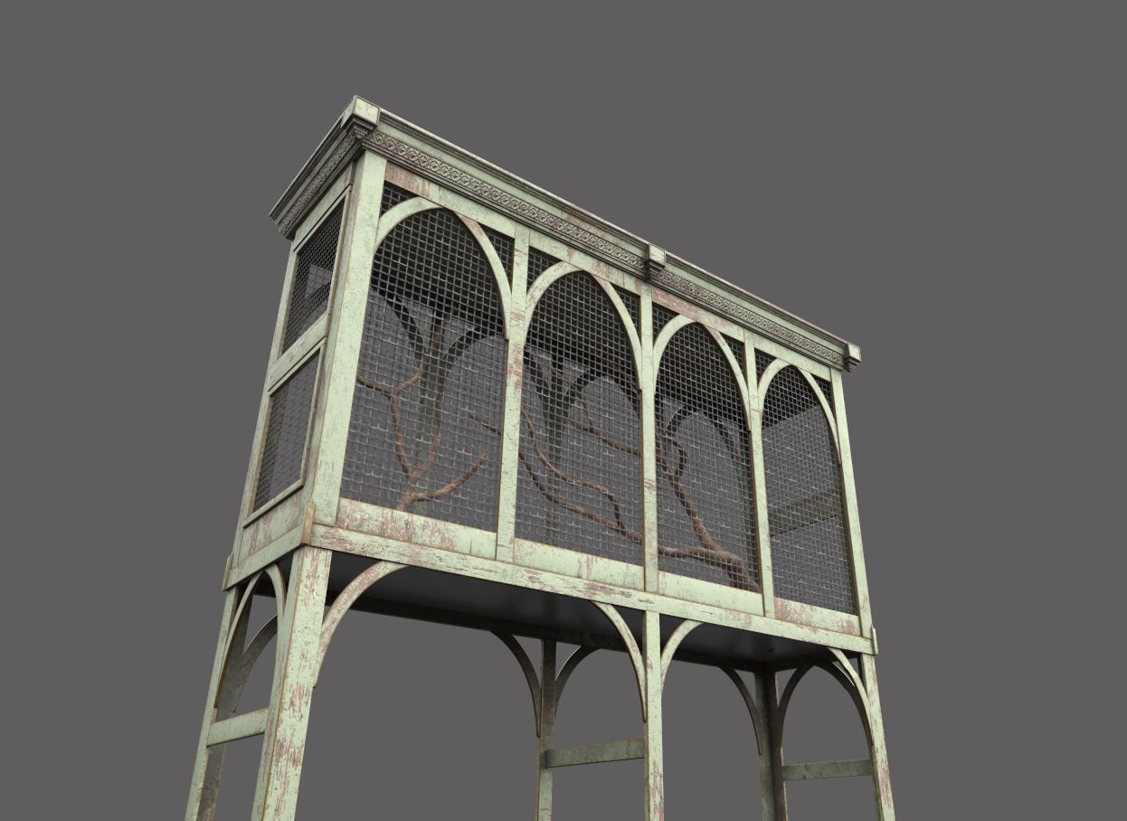 Bird Cage 3D model_5
