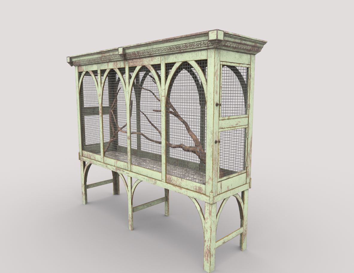 Bird Cage 3D model_1