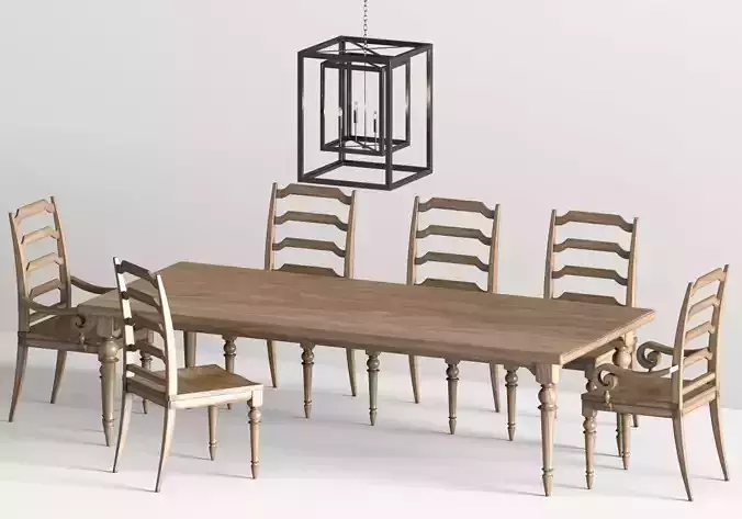 Classic Dining Table for 8