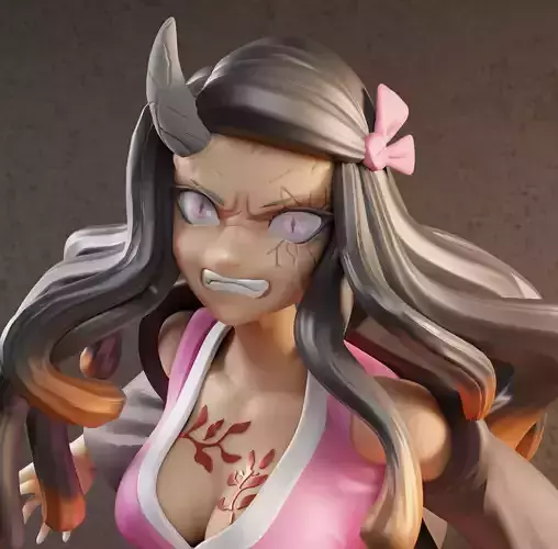 nesuko fanart sculpt 3D print model