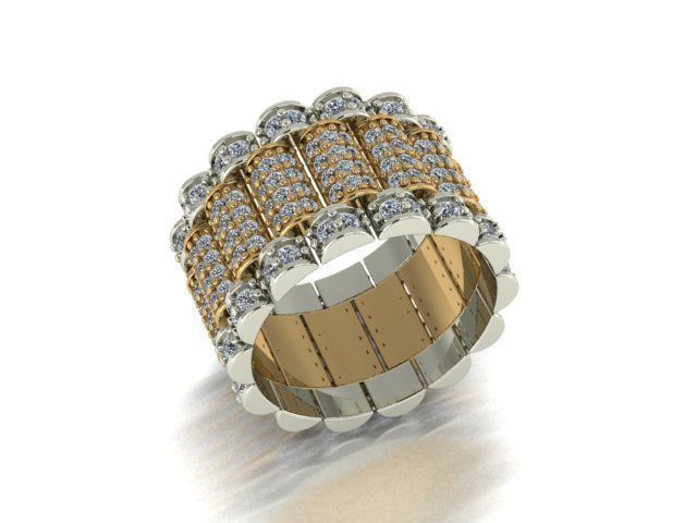 men ring 03 3D print model_4