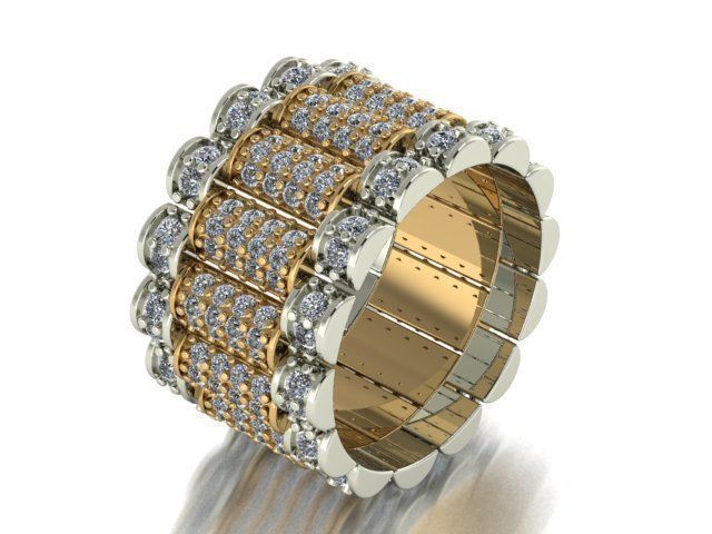 men ring 03 3D print model_8