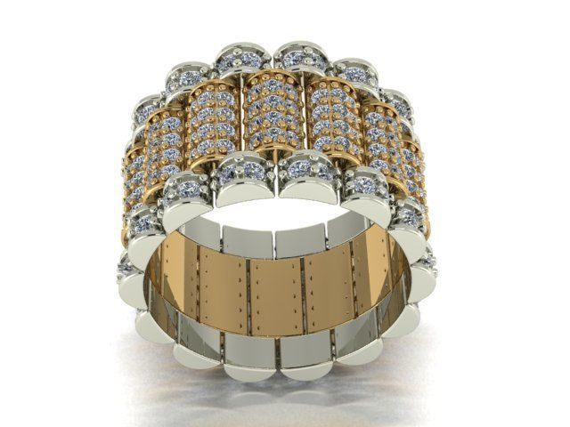 men ring 03 3D print model_6