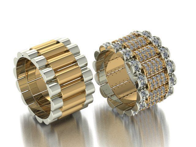 men ring 03 3D print model_14