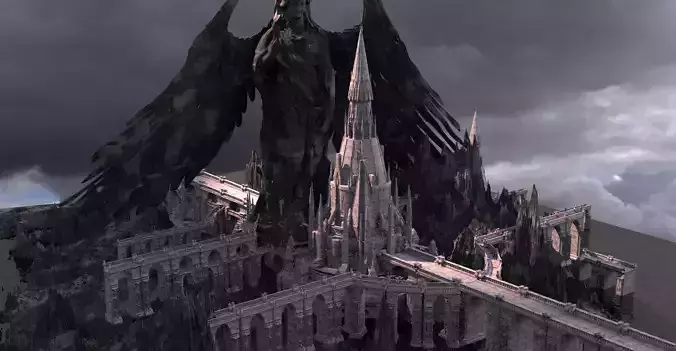 Narnia Fortress snow 4