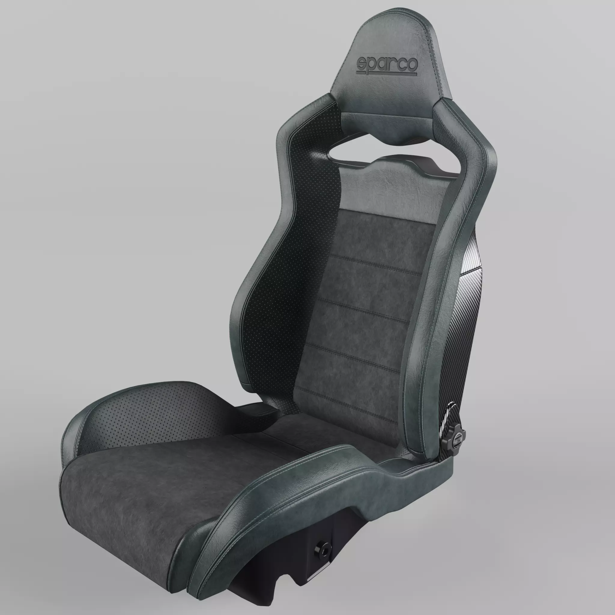 Racing Sport Seat Sparco SPX Black 3D model