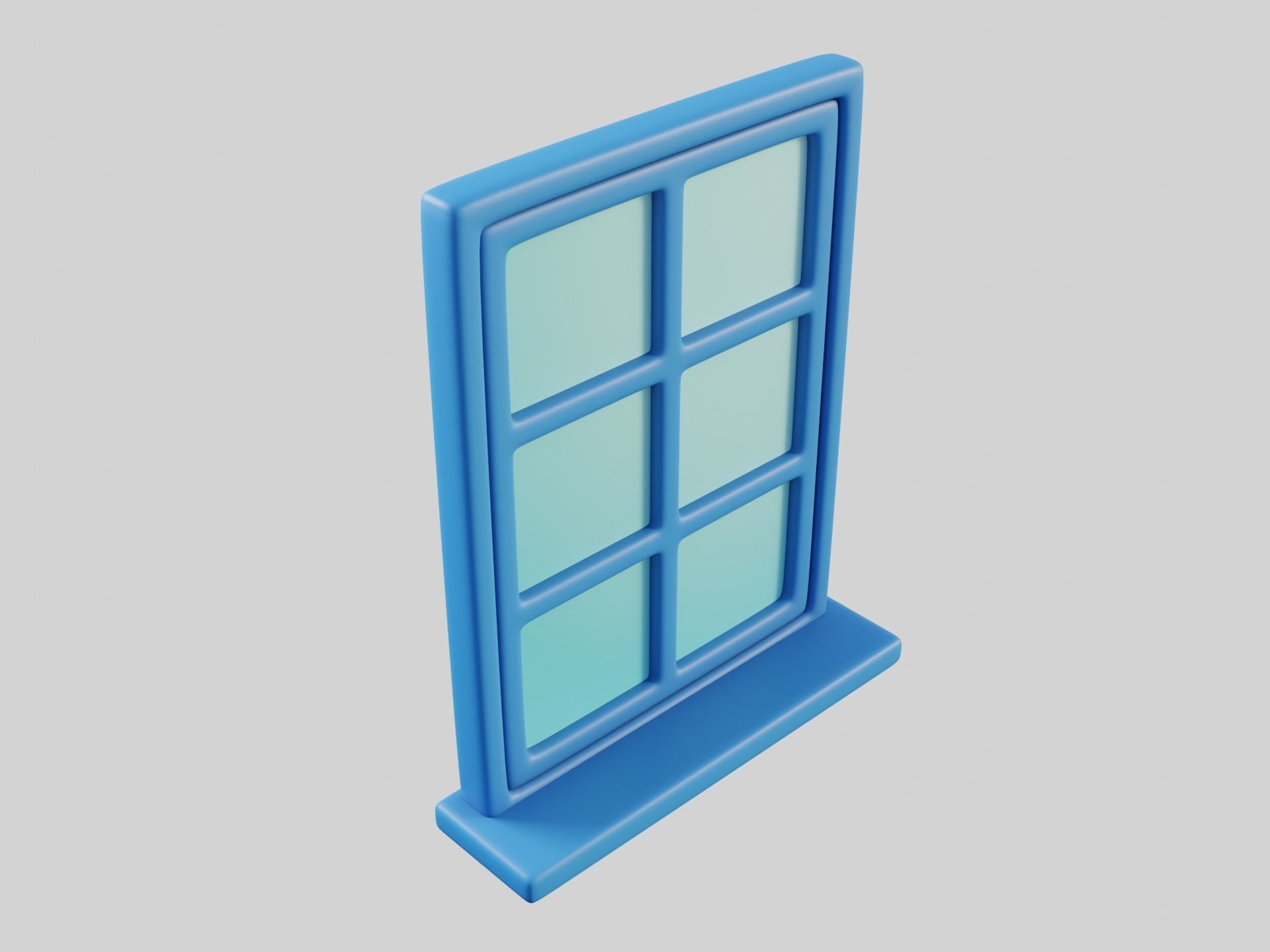 Cartoon Windows Collection 1 3D model_45