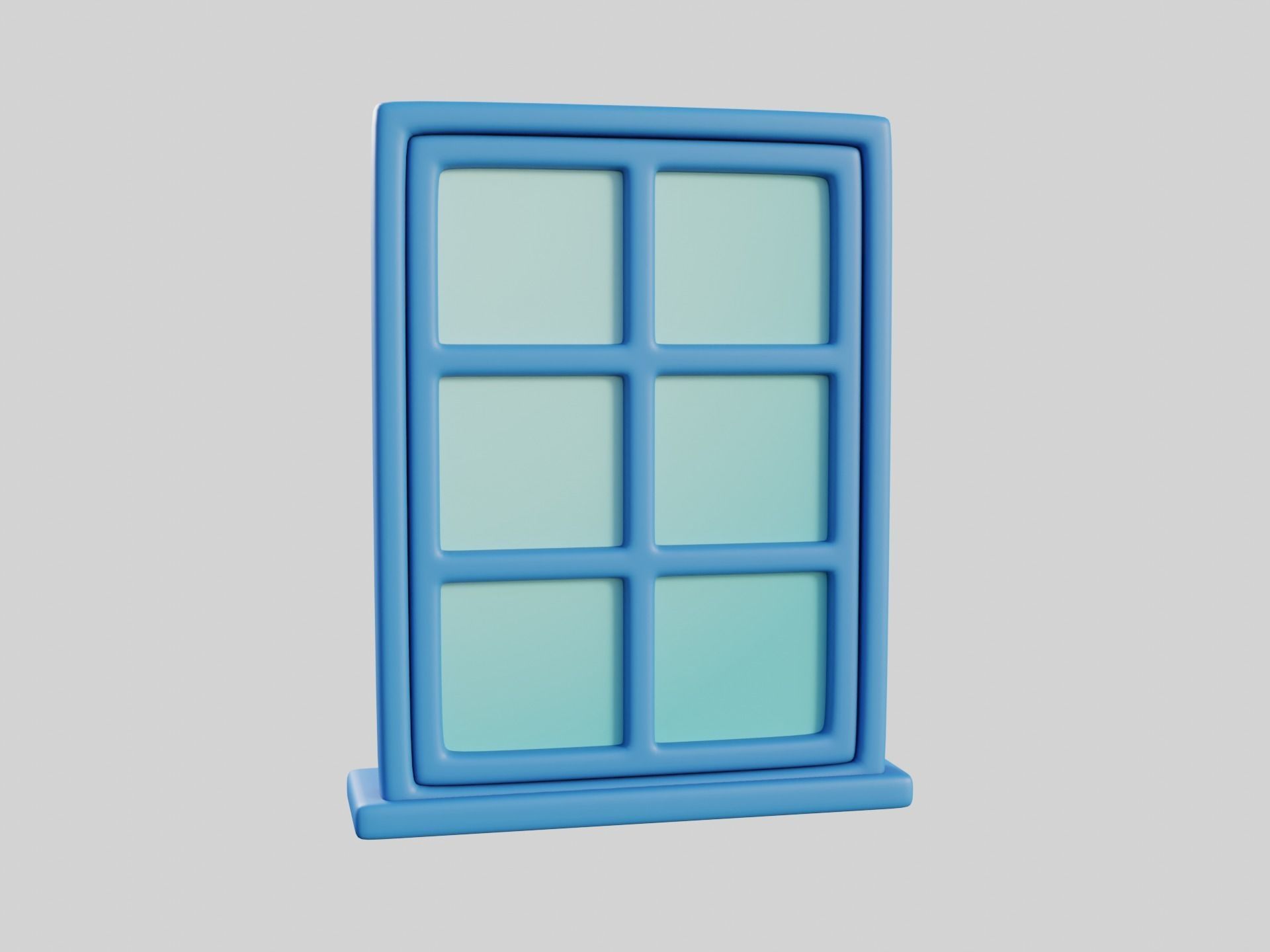 Cartoon Windows Collection 1 3D model_44