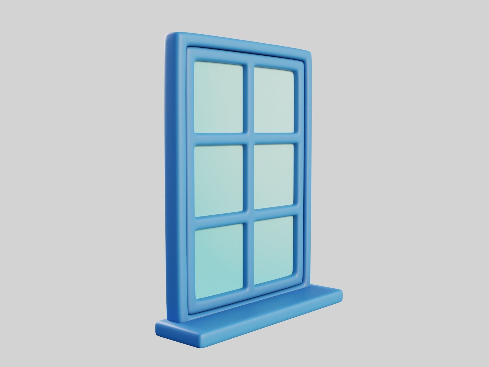 Cartoon Windows Collection 1 3D model_43