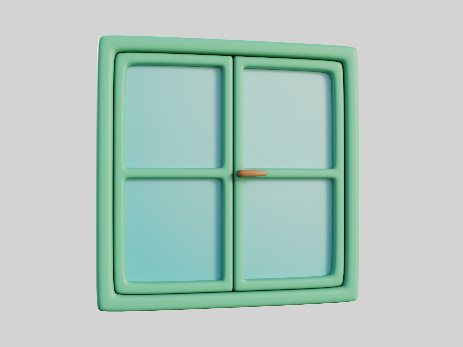Cartoon Windows Collection 1 Low-poly 3D model_37