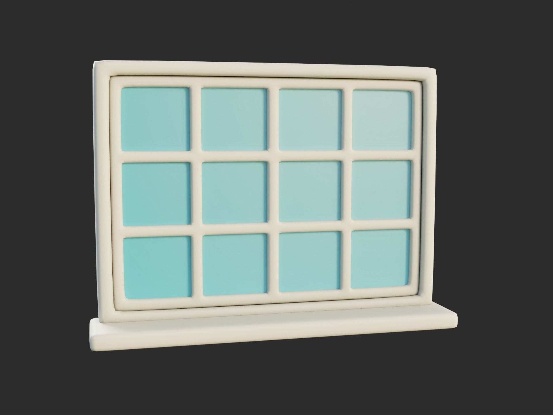 Cartoon Windows Collection 1 Low-poly 3D model_22