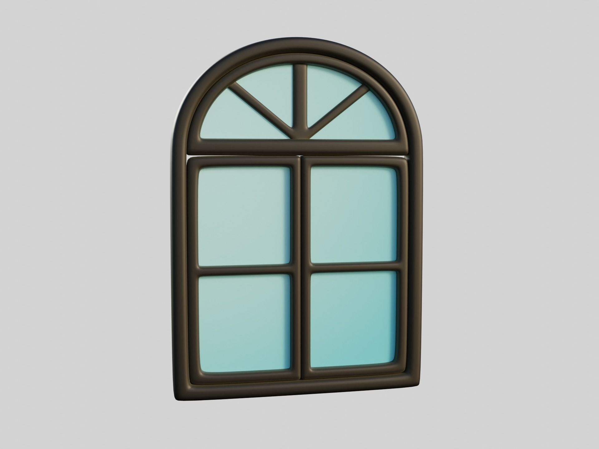 Cartoon Windows Collection 1 Low-poly 3D model_4