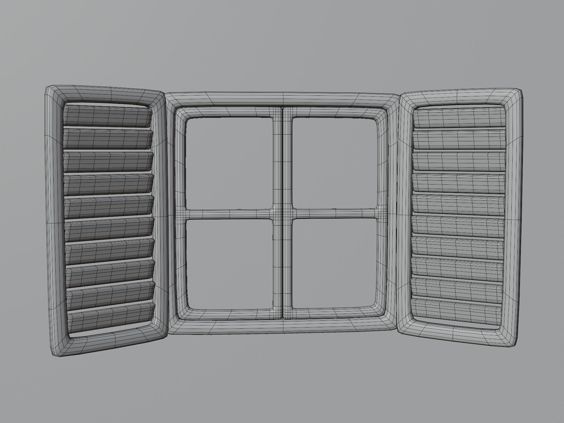 Cartoon Windows Collection 1 Low-poly 3D model_16