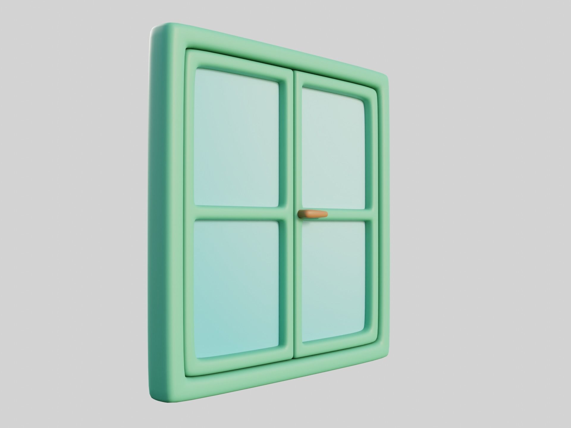 Cartoon Windows Collection 1 Low-poly 3D model_38