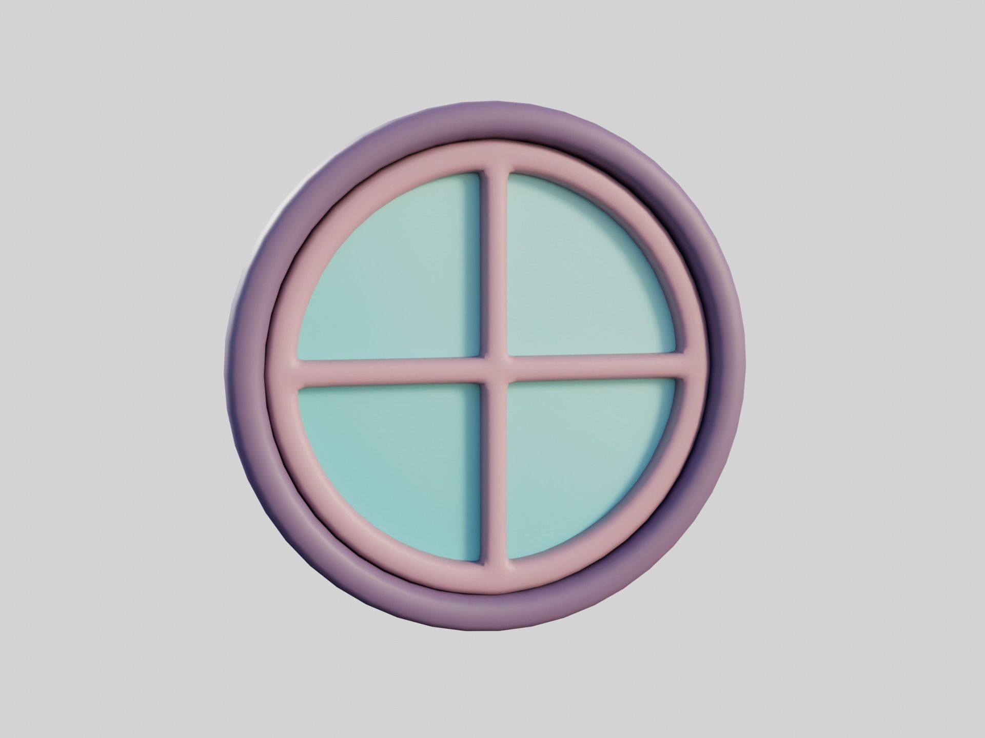 Cartoon Windows Collection 1 Low-poly 3D model_32