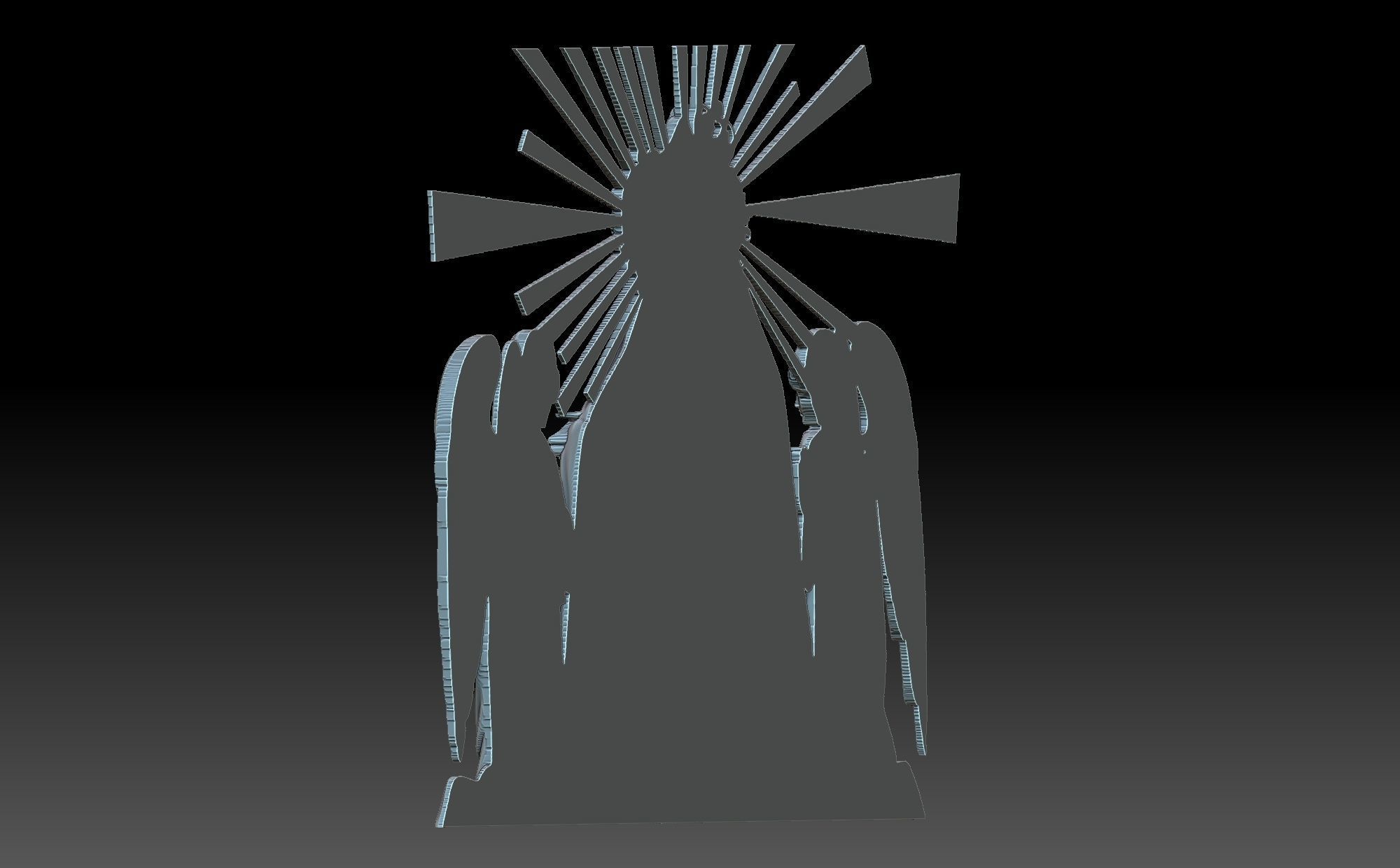 Madonna dei Miracoli 3D print model_4