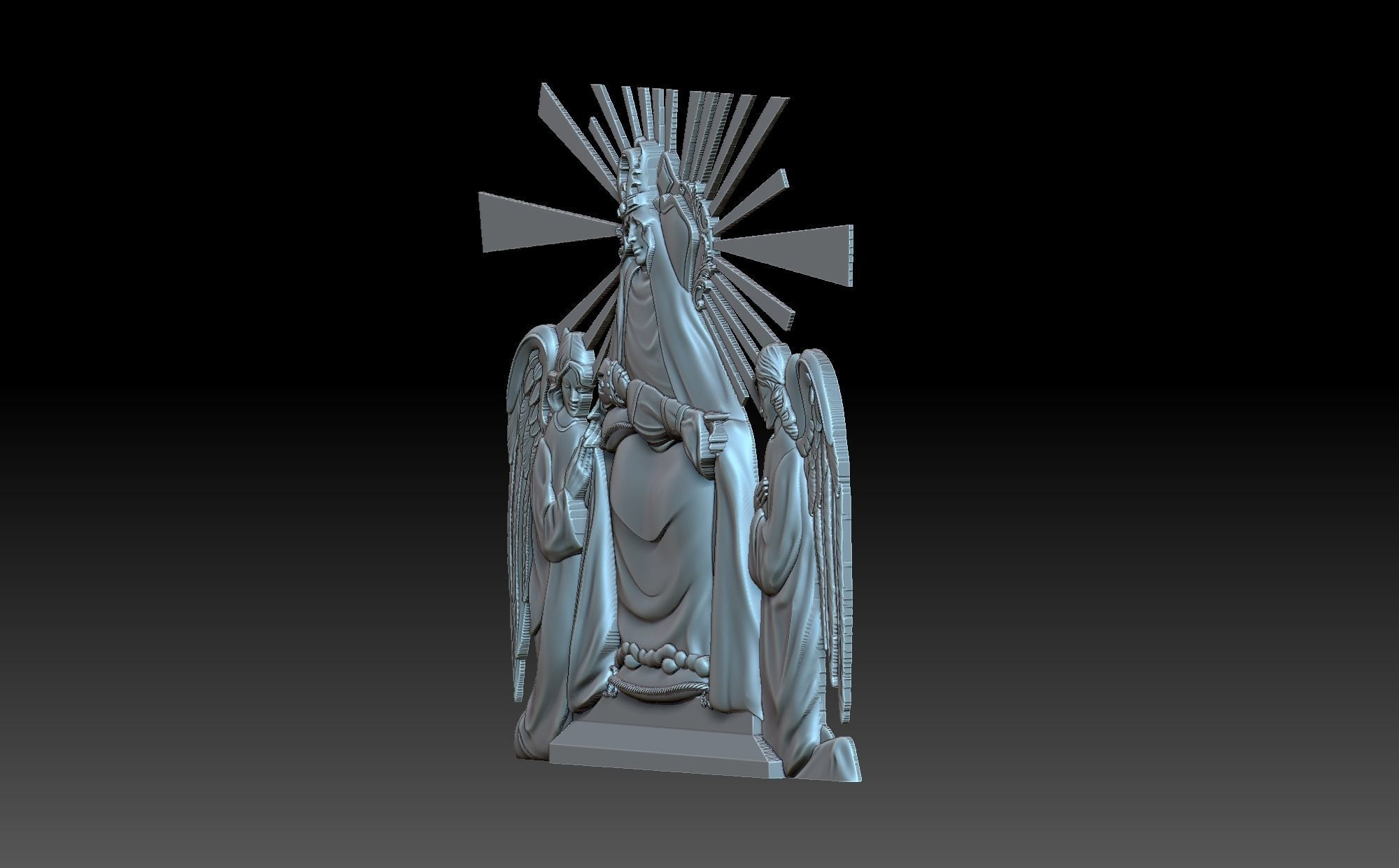 Madonna dei Miracoli 3D print model_2