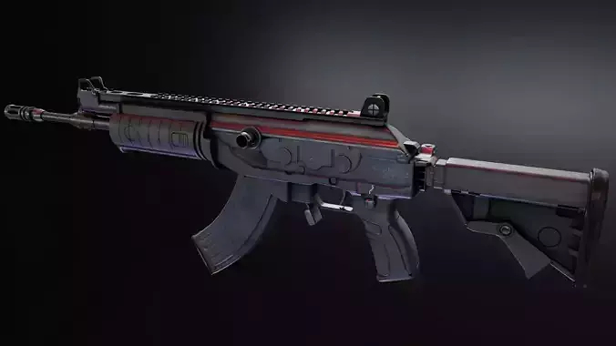 Galil Ace 31 Low-poly 3D model
