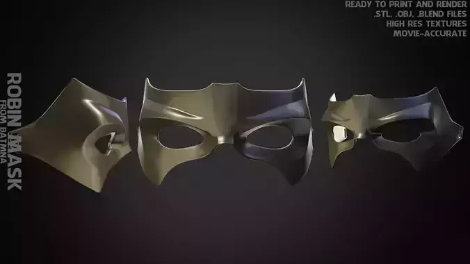 Robin Mask for Cosplay 3D print model