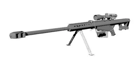 BARRET M82 Free 3D model