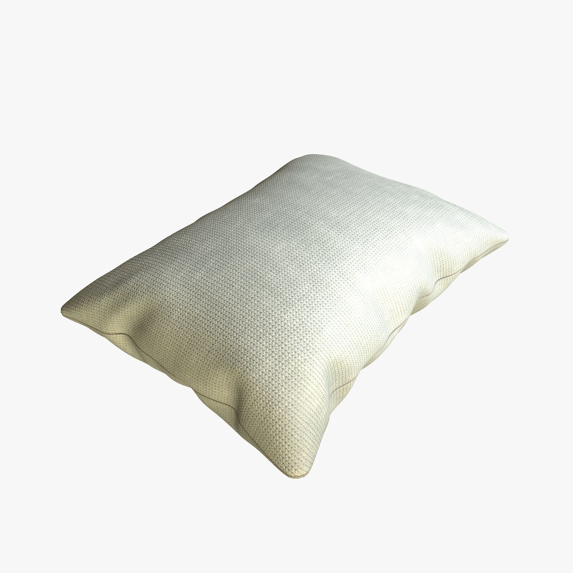 Fabric Pillow Cushion 3D model_7
