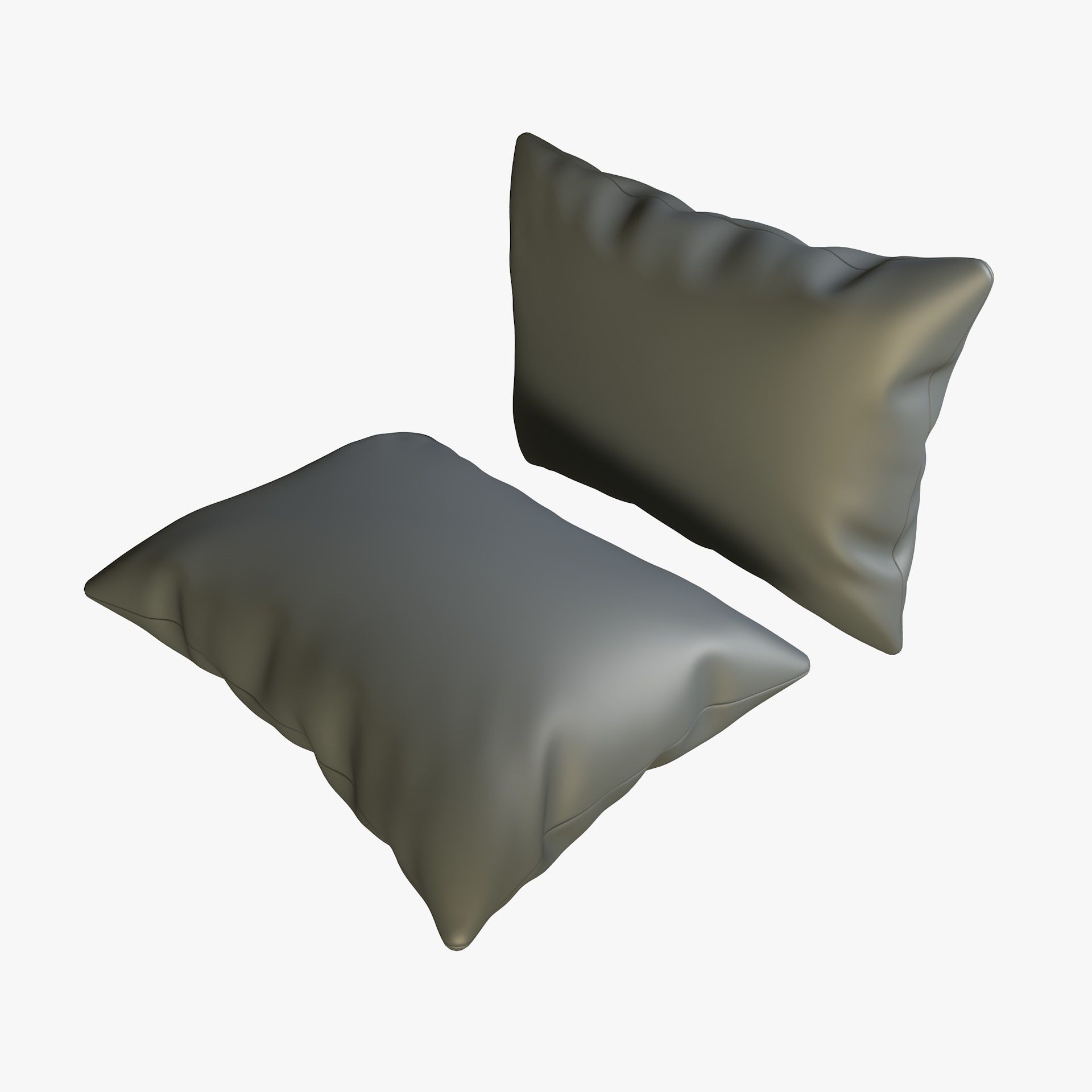 Fabric Pillow Cushion 3D model_9