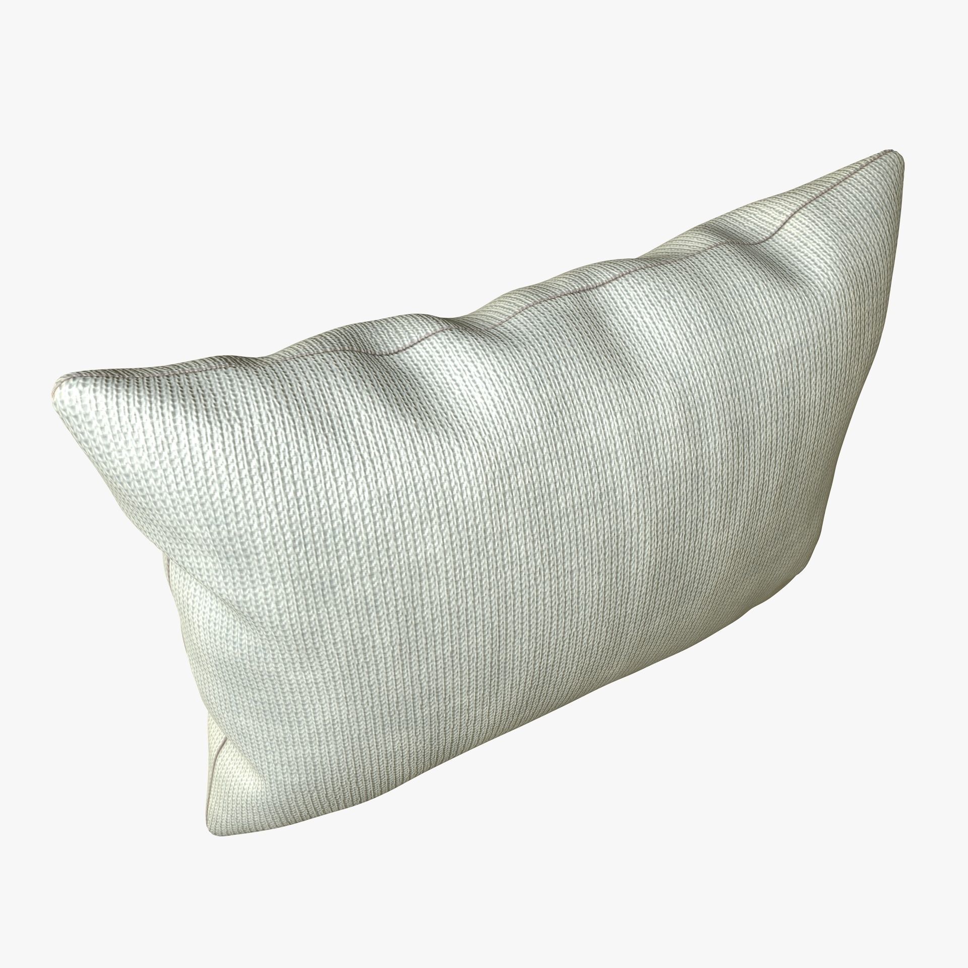 Fabric Pillow Cushion 3D model_2
