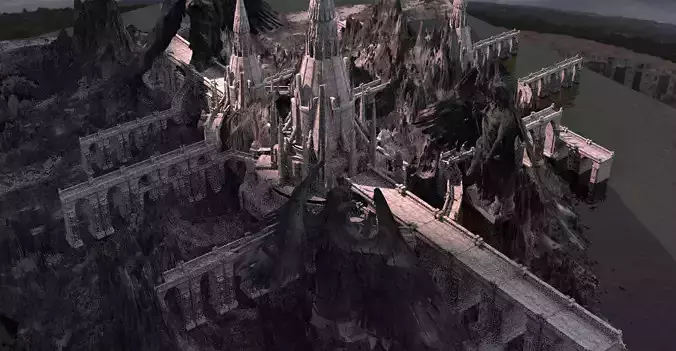 Narnian Castle Mountain fortress 