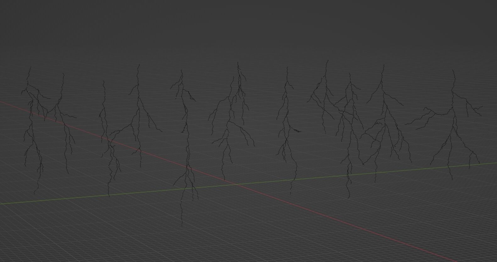 Lightning Bolt Pack - 12 variations 3D model_3