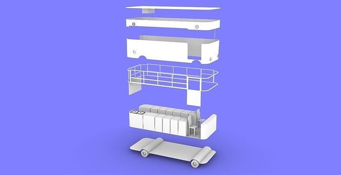 Electric Food Truck Free 3D print model
