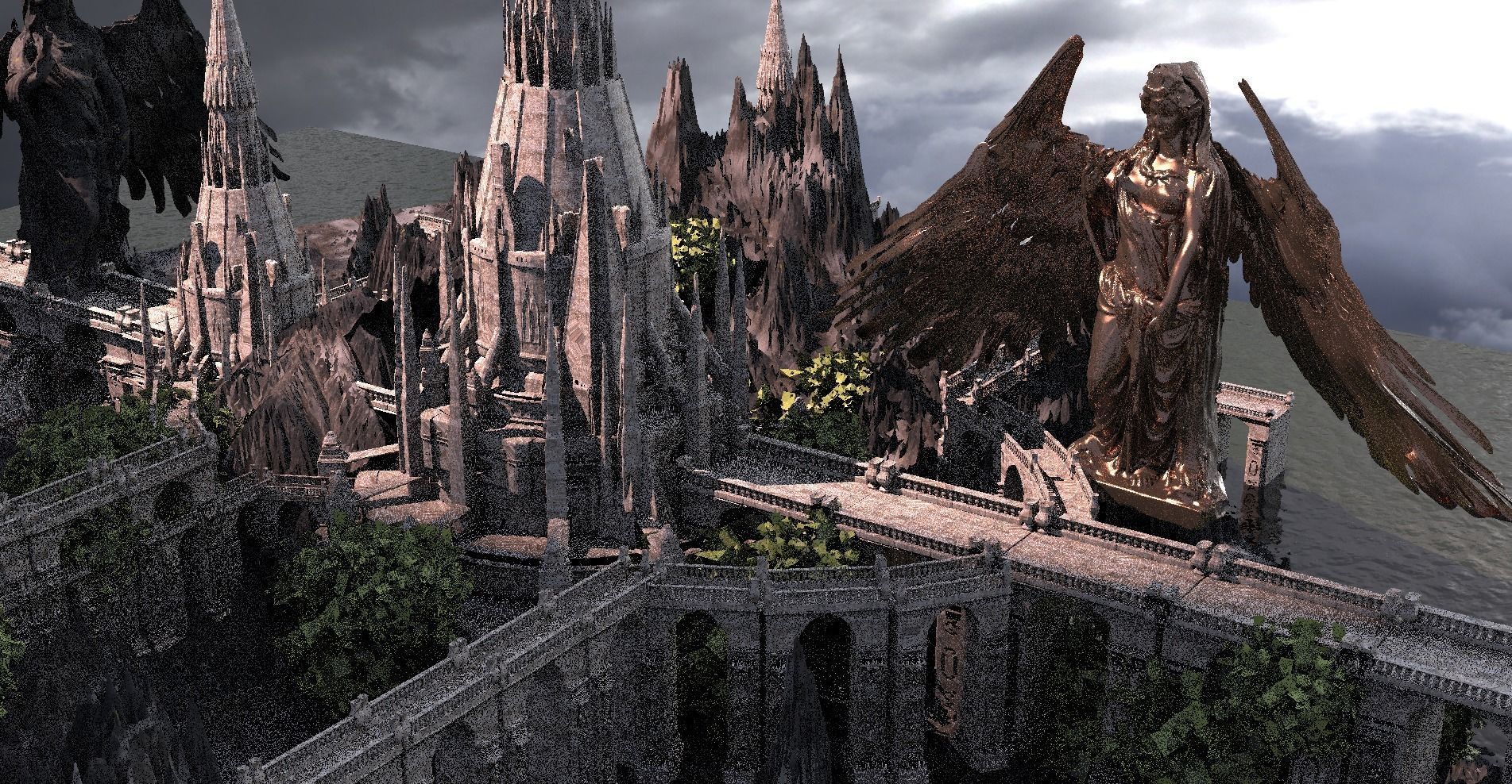 Narnia extended Fortress snow  3D model_1