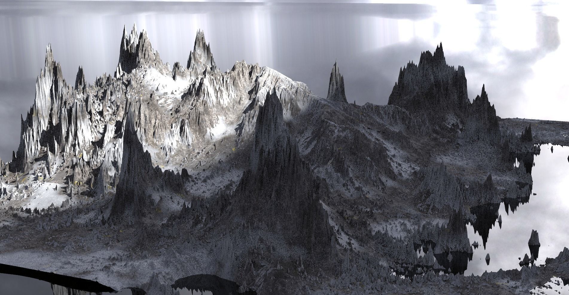 White witch Mountain 5  3D model_1