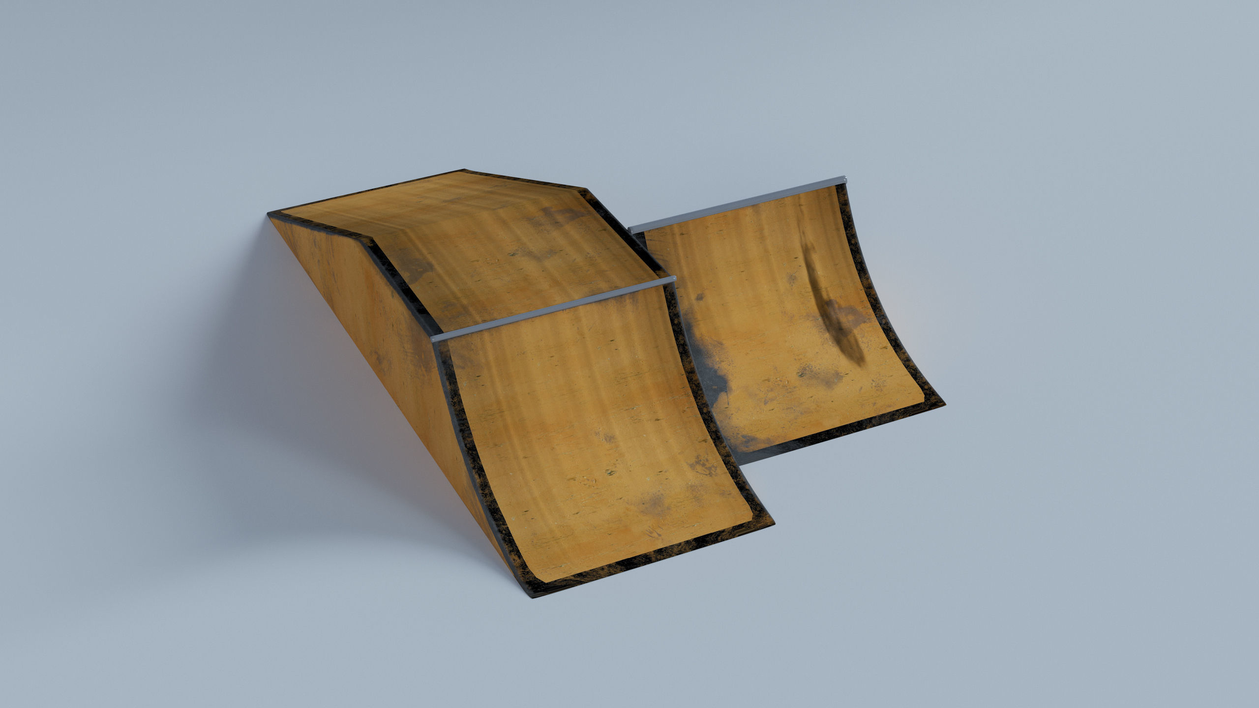 Skate Park Low-poly 3D model_68
