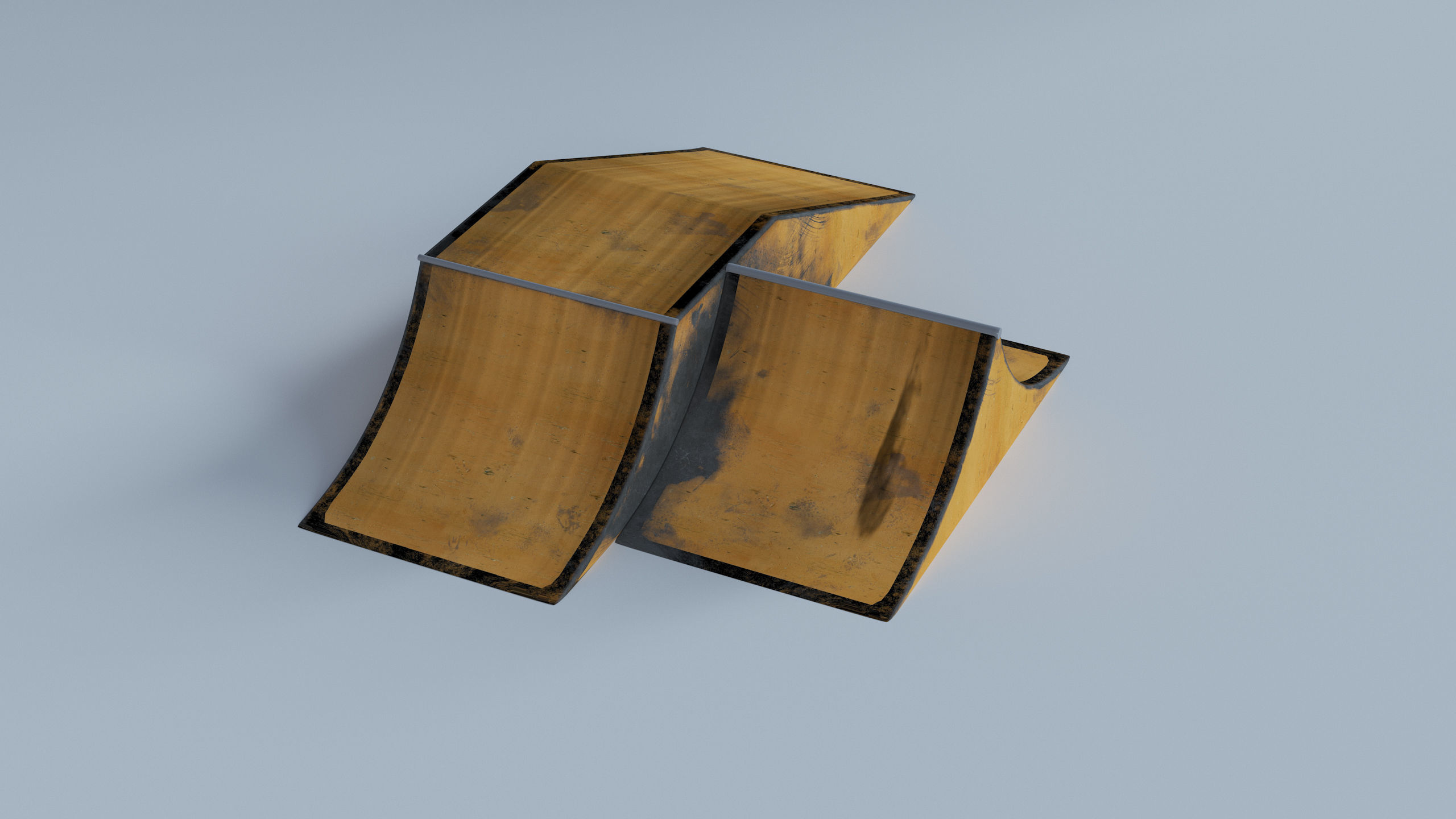 Skate Park Low-poly 3D model_67