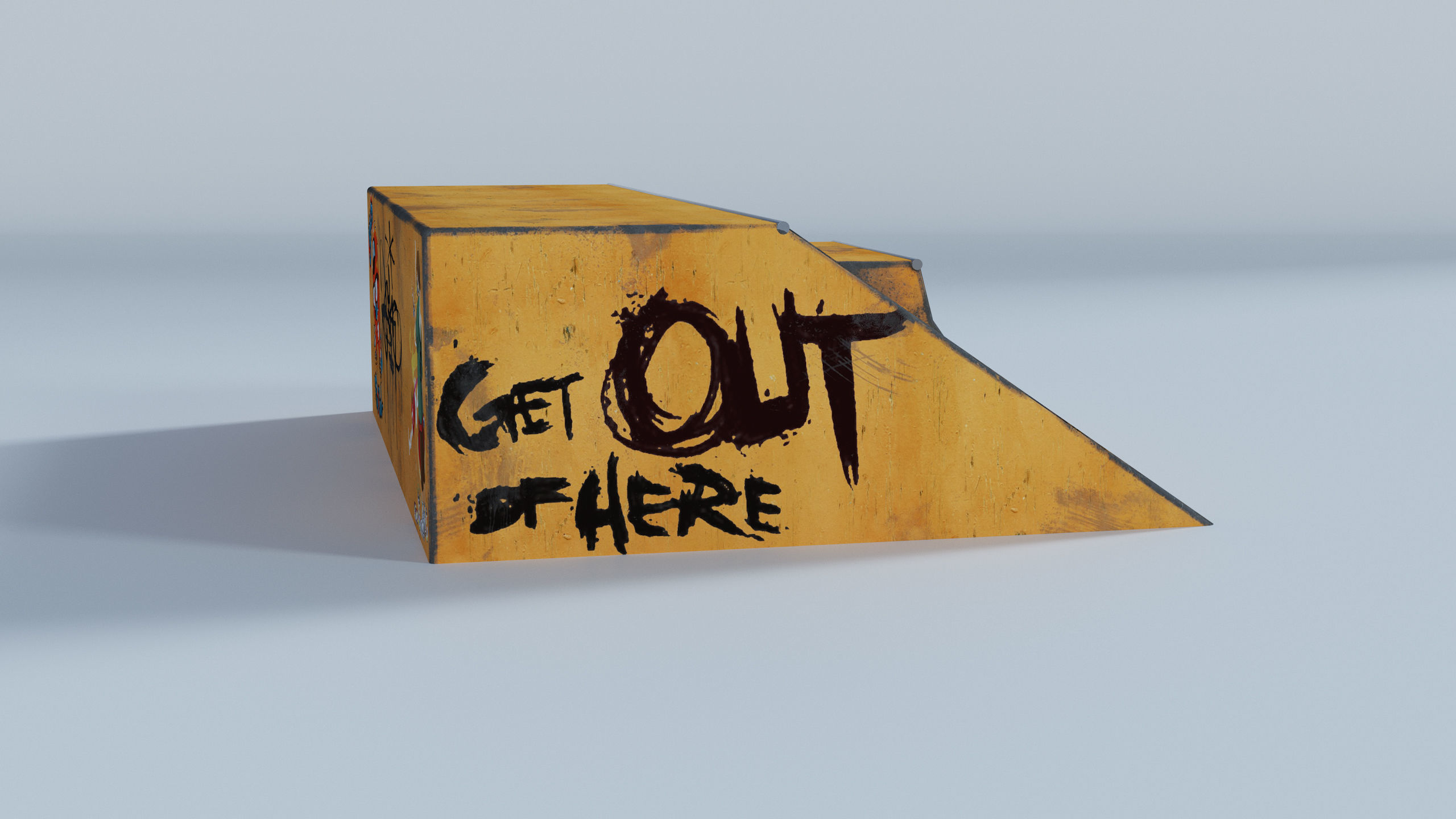 Skate Park Low-poly 3D model_2