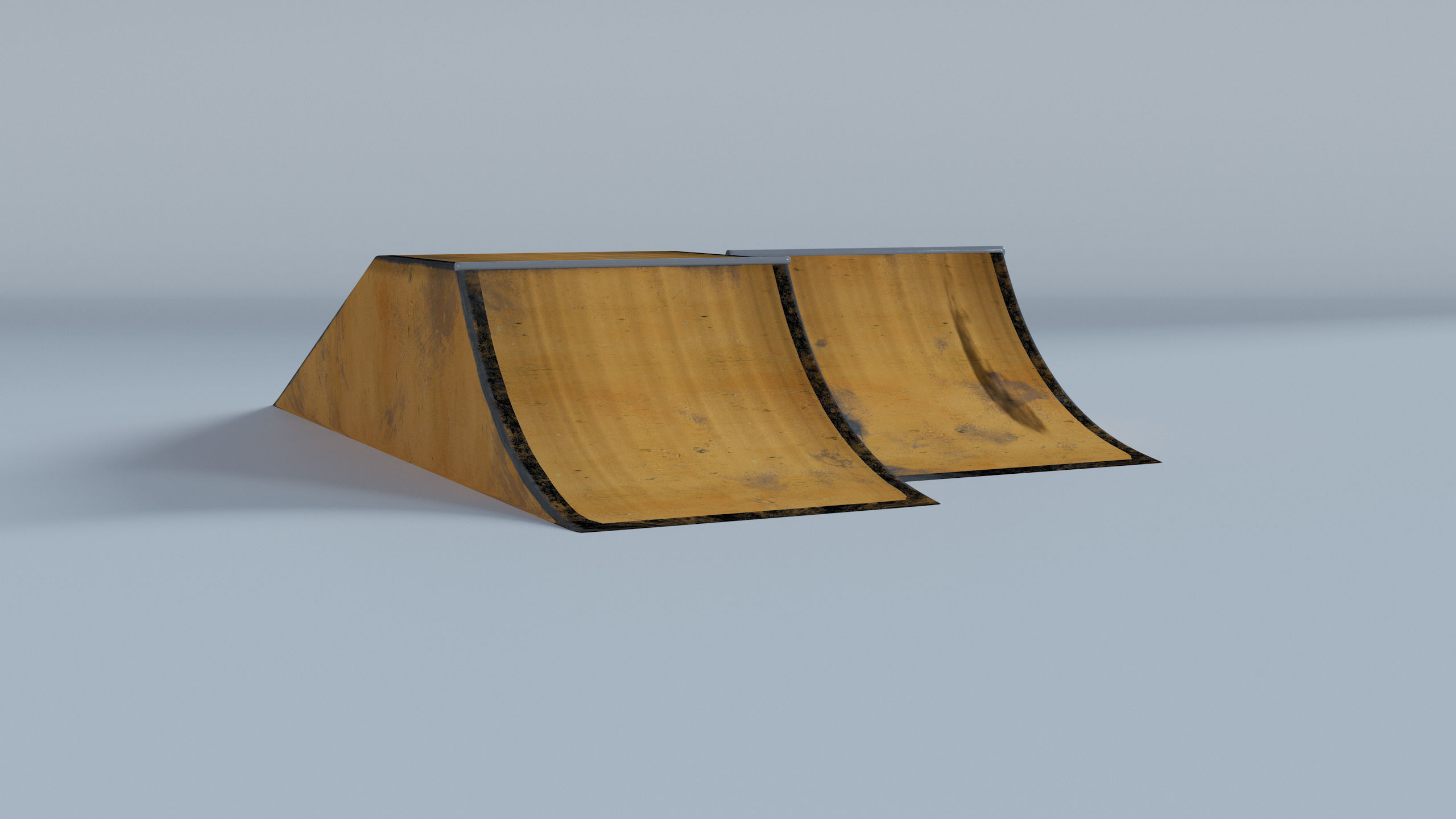 Skate Park Low-poly 3D model_76