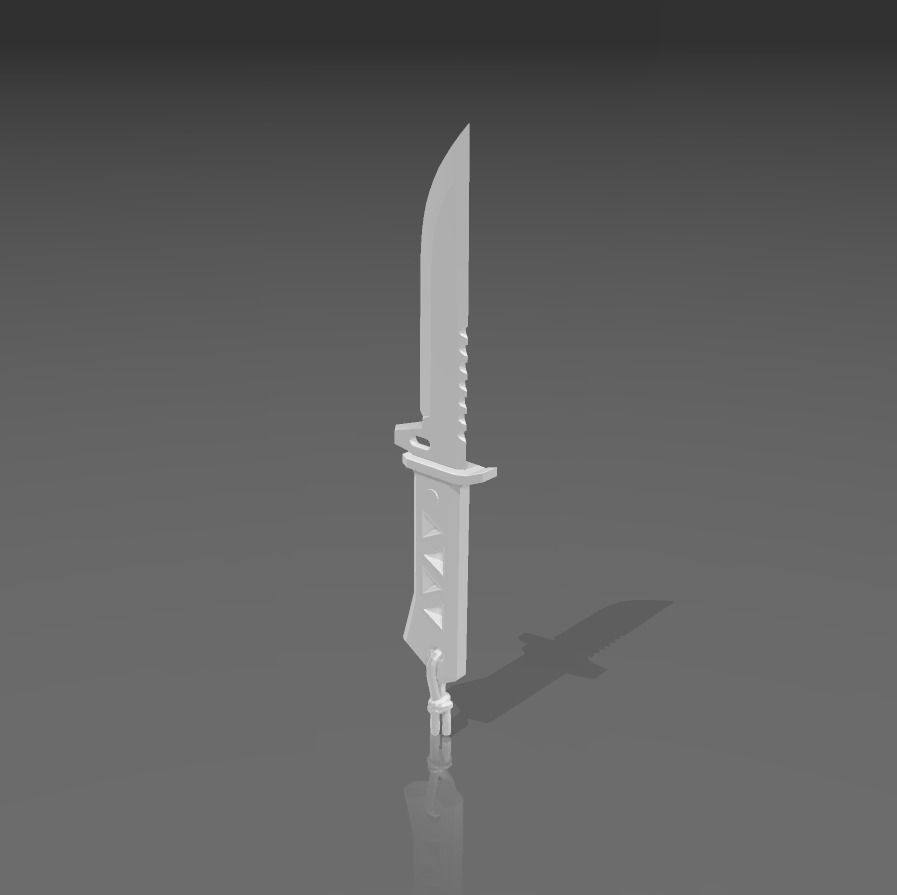 XENOHUNTER KNIFE 3D print model_4