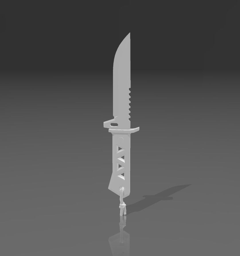XENOHUNTER KNIFE 3D print model_3