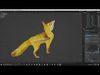 Fantasy Golden Crowned-Flying Fox 3D model_2
